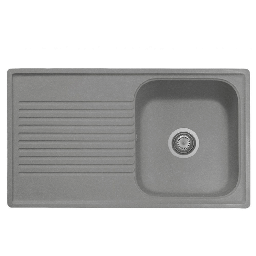 [94616] Samet Lavello 86x50 reversibile 1 vasca gocciolatoio Granitovero861vcrp croma