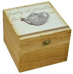 [S-V9177500000] Scatola Grande Decorativa per Teiera - 17 x 17 x 13 cm