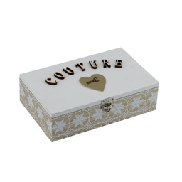 [S-V5920250000] Scatola in legno rosina naturale rettangolare 24x16x7,5 cm