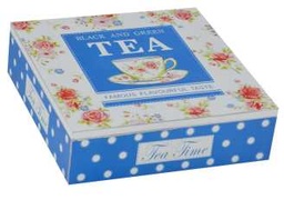 [S-V9136980000] Scatola portathe tea time cm. 24 x 24 h 7