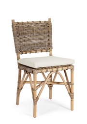 [S-B0671693] Sedia in Rattan Intrecciato C-C Tarifa