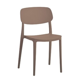 [99848] Sedia Larissa in polipropilene colore tortora  78.5x40x45 cm