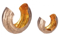 [S-B0186271] Set2 P.Tealight Harsha Bronzo-Oro