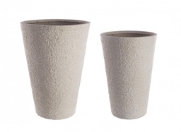 [S-B0790550] Set2 Vaso Roccia To Alto Sabbia