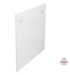 [S-QU/344] Stampa su vetro multicolor con tela, finitura in vetro temperato, 2.6x80x120 cm