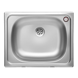 [82091] Lavello da cucina in acciaio inox satinato da incasso 40x50 cm