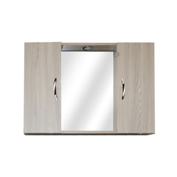 [56799] Mobile specchiera da bagno olmo 2 ante h.61x80x14 cm