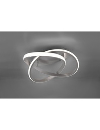 [SA-TRIOR62051107] Plafoniera a Spirale LED Dimmerabile Ø45 cm Nichel Opaco