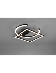 [SA-TRIOR62162132] Plafoniera Led Dimmerabile Nero L42 cm